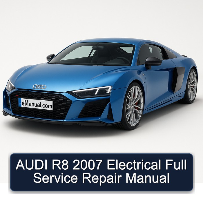 2007 Audi R8 Electrical Service Repair Workshop Manual PDF
