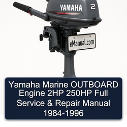 1984-1996 Yamaha Marine Outboard Engine 2HP 250HP Service Repair Workshop Manual PDF