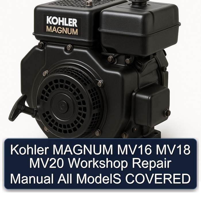 Kohler Magnum Models MV16 MV18 MV20 All Covered Service Repair Workshop Manual PDF