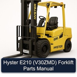 Hyster E210 (V30ZMD) Forklift Parts Catalog PDF