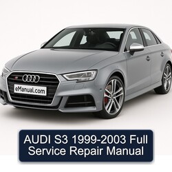 1999-2003 Audi S3 Service Repair Workshop Manual PDF