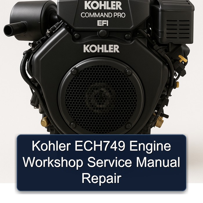 Kohler Command Pro EFI Models ECH749 Engine Service Repair Workshop Manual PDF