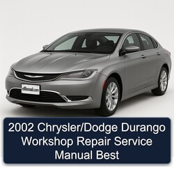 2002 Dodge Durango Chrysler/ Best Service Repair Workshop Manual PDF