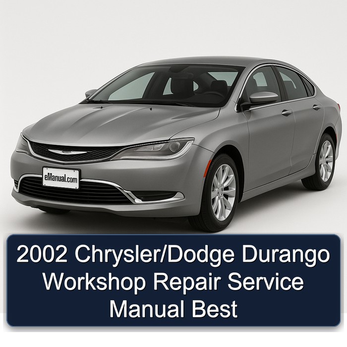 2002 Dodge Durango Chrysler/ Best Service Repair Workshop Manual PDF