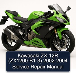 Kawasaki ZX-12R (ZX1200-B1-3) 2002-2004 Service Repair Manual 