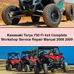 2008-2009 Kawasaki Teryx 750 FI 4x4 Service Repair Workshop Manual PDF