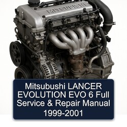 1999-2001 Dodge Lancer Mitsubushi Evolution EVO 6 Service Repair Workshop Manual PDF