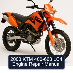2003 KTM 400-660 LC4 Engine Repair Manual 