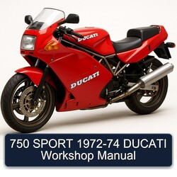 1972-1974 Ducati 750 Sport Service Repair Workshop Manual PDF