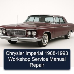 1988-1993 Chrysler Imperial Service Repair Workshop Manual PDF