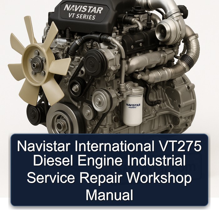 Navistar International VT275 Diesel Engine Industrial Service Repair Workshop Manual PDF