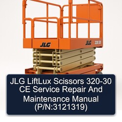 JLG Liftlux Scissors 320-30 CE (p/n:3121319) Service Repair Workshop Manual PDF