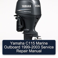 1999-2003 Yamaha C115 Marine Outboard Service Repair Workshop Manual PDF