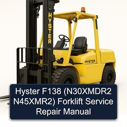 Hyster F138 (n30xmdr2 N45xmr2) Forklift Service Repair Workshop Manual PDF