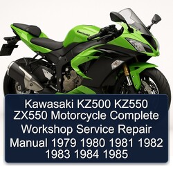 1979-1985 Kawasaki KZ Series KZ500 KZ550 ZX550 Motorcycle Service Repair Workshop Manual PDF