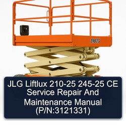 JLG Liftlux 210-25 245-25 CE (p/n:3121331) Service Repair Workshop Manual PDF