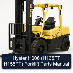 Hyster H006 (h135ft H155ft) Forklift Parts Catalog PDF
