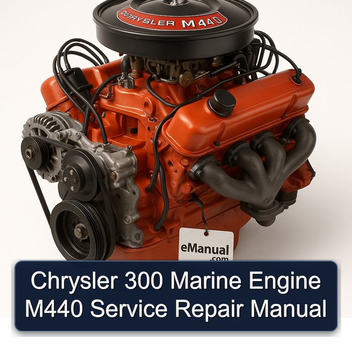 Chrysler 300 Marine Engine M440 Service Repair Workshop Manual PDF