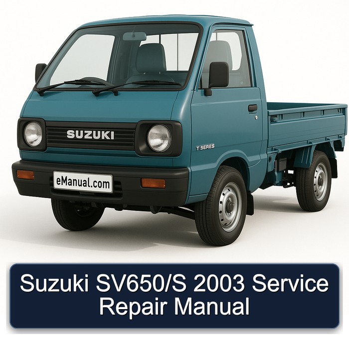 2003 Suzuki T Series Sv650/s Service Repair Workshop Manual PDF