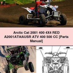 2001 Arctic CAT 400 4x4 RED A2001ati4ausr ATV 500 CC [parts ] Parts Catalog PDF