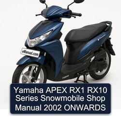 2002 Yamaha Apex RX1 RX10 Series Snowmobile Shop Onwards Service Repair Workshop Manual PDF