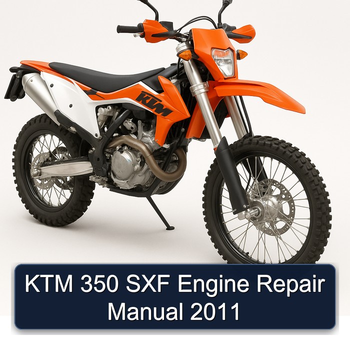 2011 KTM 350 SXF Engine Service Repair Workshop Manual PDF