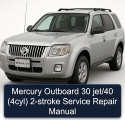 Mercury Outboard 30 Jet/40 (4CYL) 2-stroke Service Repair Workshop Manual PDF