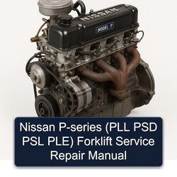 Nissan P-series (pll PSD PSL Ple) Forklift Service Repair Workshop Manual PDF