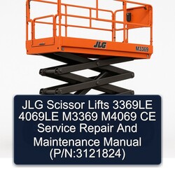JLG Scissor Lifts 3369LE 4069LE M3369 M4069 CE (p/n:3121824) Service Repair Workshop Manual PDF