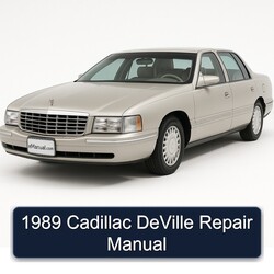 1989 Cadillac Deville Service Repair Workshop Manual PDF