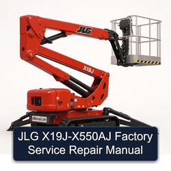 JLG X19j-x550aj Service Repair Workshop Manual PDF