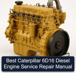 Best Caterpillar 6d16 Diesel Engine Service Repair Workshop Manual PDF