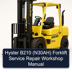Hyster B210 (N30AH) Forklift N30AH Service Repair Workshop Manual PDF