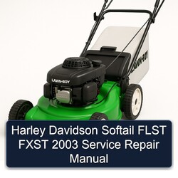 2003 Harley Davidson Softail Flst Fxst Service Repair Workshop Manual PDF