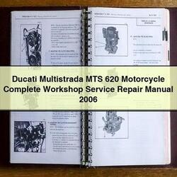 2006 Ducati Multistrada MTS 620 Motorcycle Service Repair Workshop Manual PDF