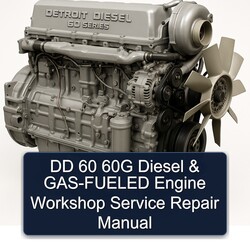 Detroit Diesel 60 Series DD 60G Gas-fueled Engine Service Repair Workshop Manual PDF