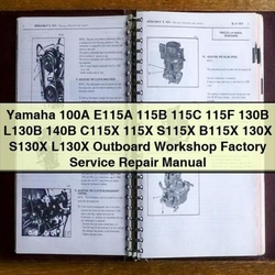 Yamaha 100A E115A-140B Outboard Service Repair Workshop Manual PDF