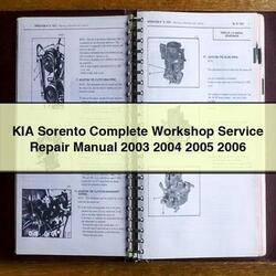 2003-2006 Kia Sorento Service Repair Workshop Manual PDF
