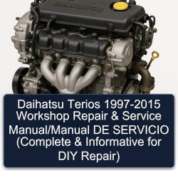 1997-2015 Daihatsu K3 Terios DE Servicio ( Informative DIY ) Service Repair Workshop Manual PDF