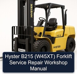 Hyster B215 (W45XT) Forklift Service Repair Workshop Manual PDF