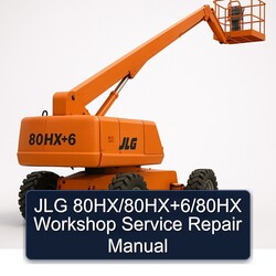 JLG 80hx/80hx 6/80hx Service Repair Workshop Manual PDF