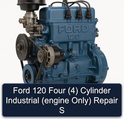 Ford 120 Four (4) Cylinder Industrial (engine Only) S Service Repair Workshop Manual PDF