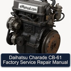 Daihatsu CB Series Charade CB-61 Service Repair Workshop Manual PDF
