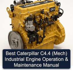 Best Caterpillar C4.4 (MECH) Industrial Engine Operation Service Repair Workshop Manual PDF