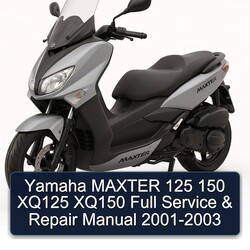 2001-2003 Yamaha Maxter 125 150 XQ125 XQ150 Service Repair Workshop Manual PDF