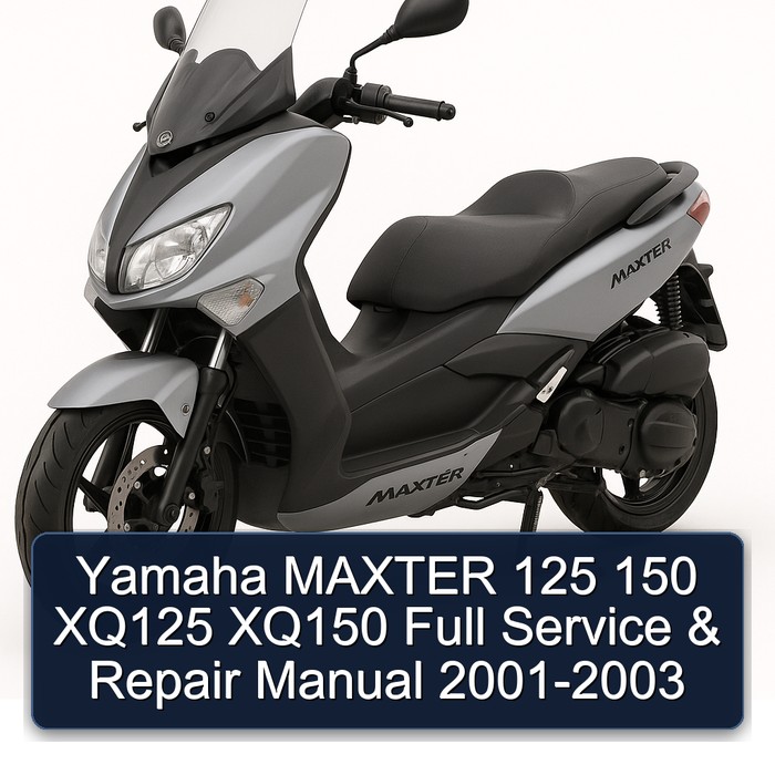 2001-2003 Yamaha Maxter 125 150 XQ125 XQ150 Service Repair Workshop Manual PDF