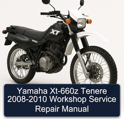 Yamaha Xt-660z Tenere 2008-2010 Workshop Manual de servicio y reparación 