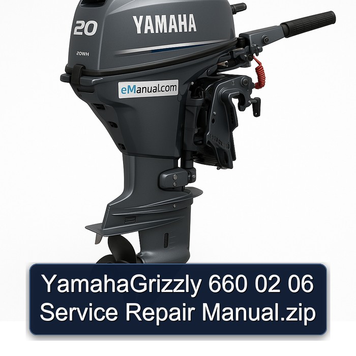 Yamahagrizzly 660 02 06 .zip Service Repair Workshop Manual PDF