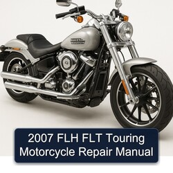 2007 Harley Davidson Touring FLH FLT Motorcycle Service Repair Workshop Manual PDF