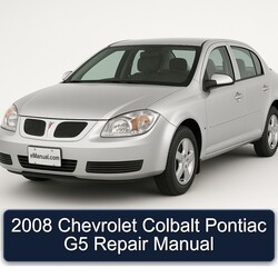 2008 Pontiac G5 Chevrolet Colbalt Service Repair Workshop Manual PDF